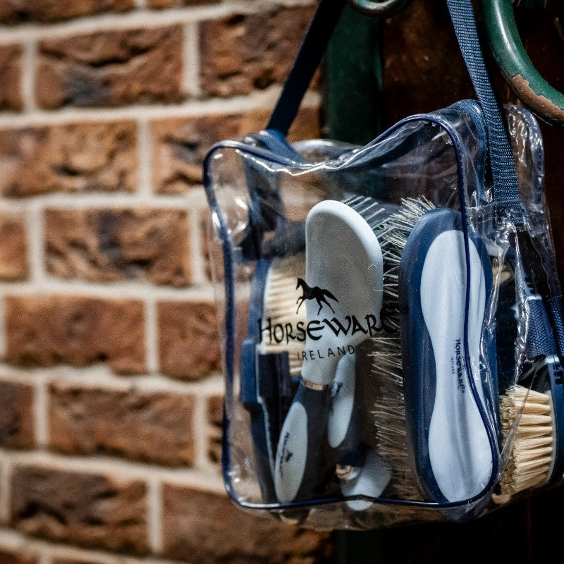 Horseware - Set de brosses Newmarket witney navy | - Ohlala