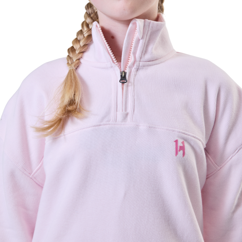 Horseware - Sweat manches longues enfant Vitality rose | - Ohlala