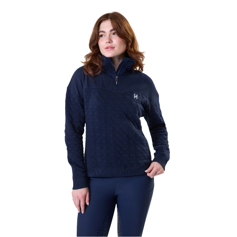 Horseware - Sweat manches longues femme Liberty Winter marine | - Ohlala