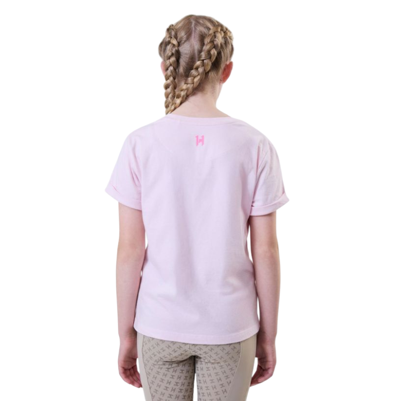 Horseware - T-shirt manches courtes enfant Crafty Pony rose | - Ohlala