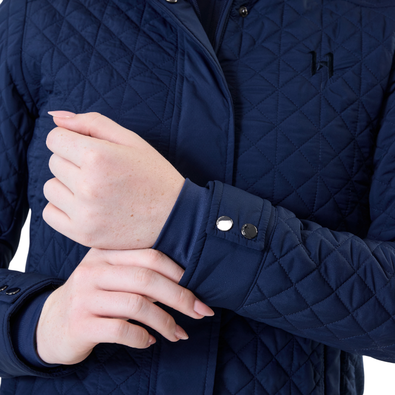 Horseware - Veste manches longues femme Flare Short marine | - Ohlala