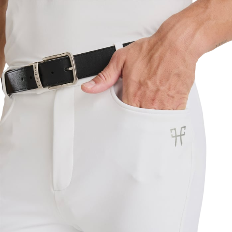 Horse Pilot - Pantalon d'équitaiton homme X-Perform Iconic blanc | - Ohlala