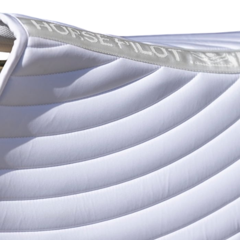 Horse Pilot - Tapis de selle Ergonomic blanc | - Ohlala
