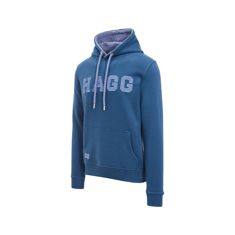 Hagg - Sweat à capuche homme bleu orage