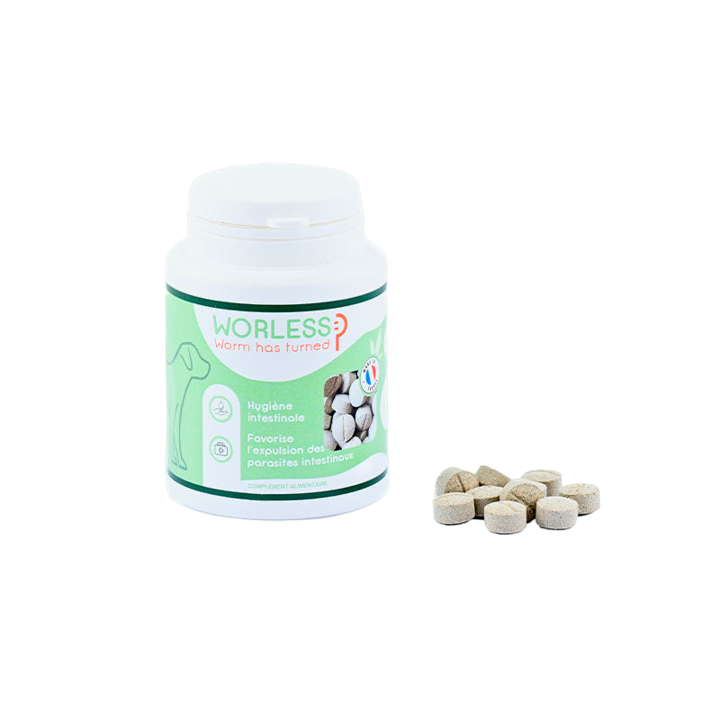 Happy Scoop - Complément alimentaire comprimés parasites intestinaux Worless pour chiens | - Ohlala