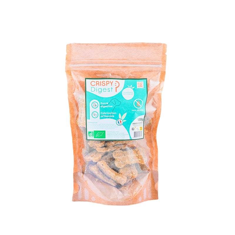 Happy Scoop - Friandises bonne santé digestives crispy Digest pour chiens | - Ohlala