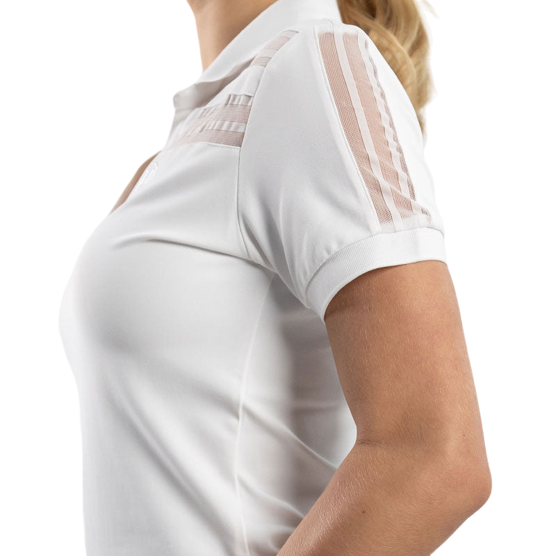 Harcour - Polo manches courtes femme Punch blanc | - Ohlala