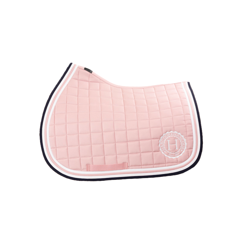 Harcour - Tapis de selle Soft pivoine | - Ohlala