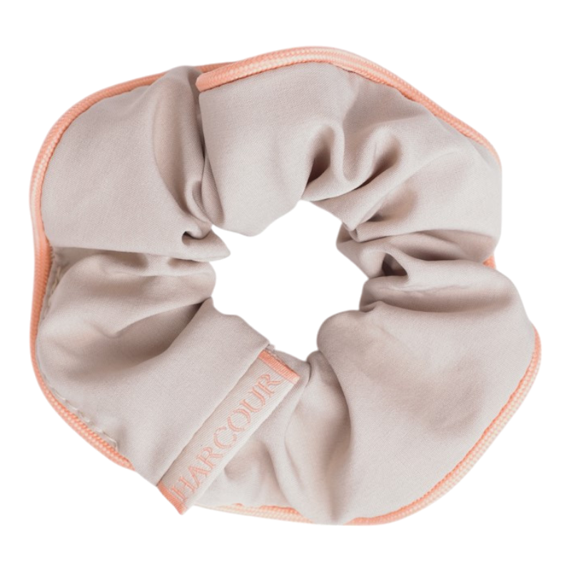 Harcour - Spidy beige/apricot hair elastic scrunchie 