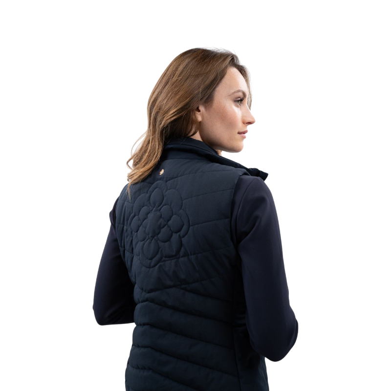 Harcour - Gilet sans manches femme Leonie marine Harcour x Versailles | - Ohlala