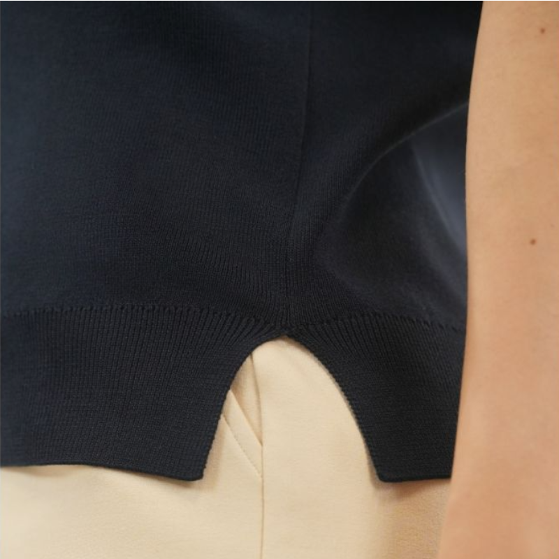 Harcour - Polo manches courtes femme Babeth marine | - Ohlala