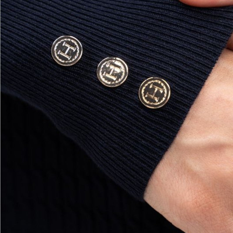 Harcour - Pull femme Antoinette marine Harcour x Versailles | - Ohlala