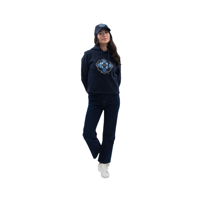 Harcour - Sweat à capuche femme Philipa marine Harcour x Versailles | - Ohlala