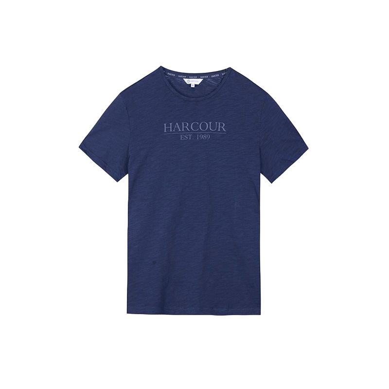 Harcour - T-shirt manches courtes homme Tiana marine