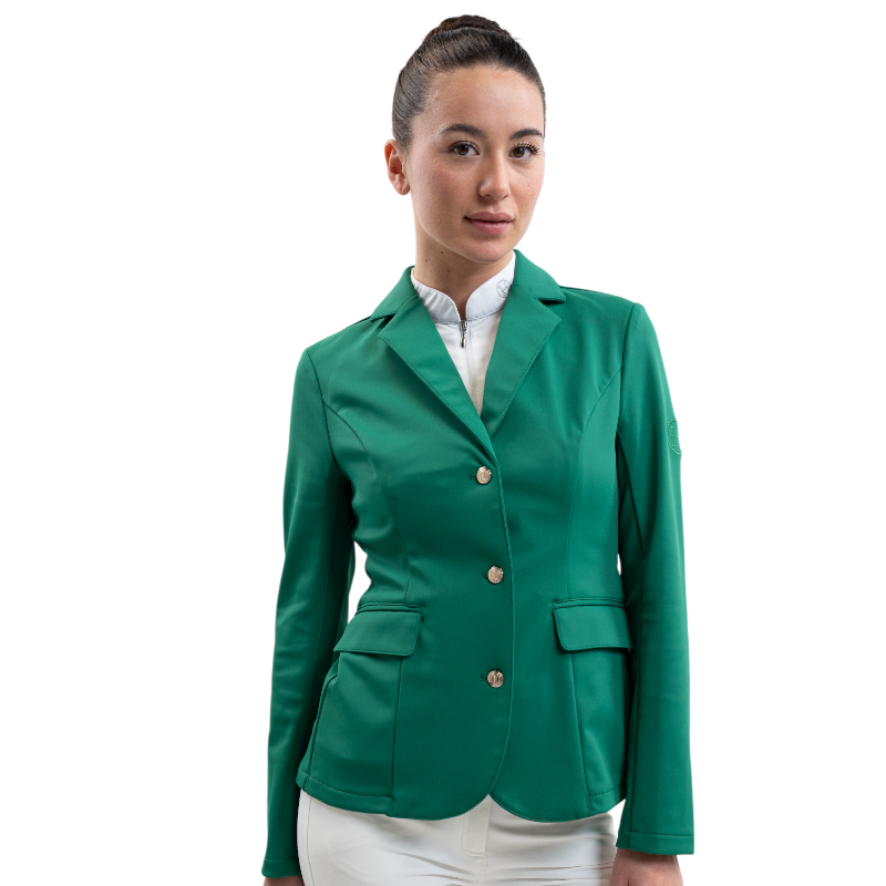 Harcour - Veste de concours femme Jismy emerald green