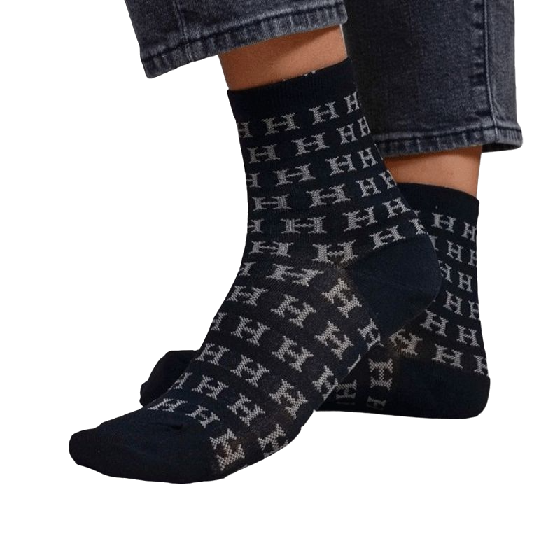Harcour - Chaussettes courtes Soda noir (x1) | - Ohlala