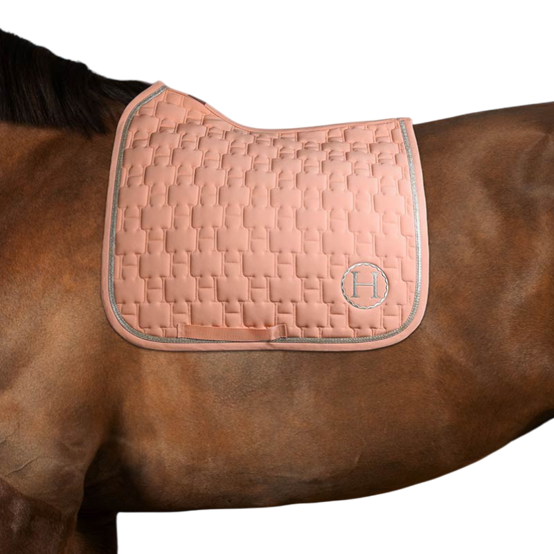 Harcour - Tapis de dressage Sirnali abricot | - Ohlala
