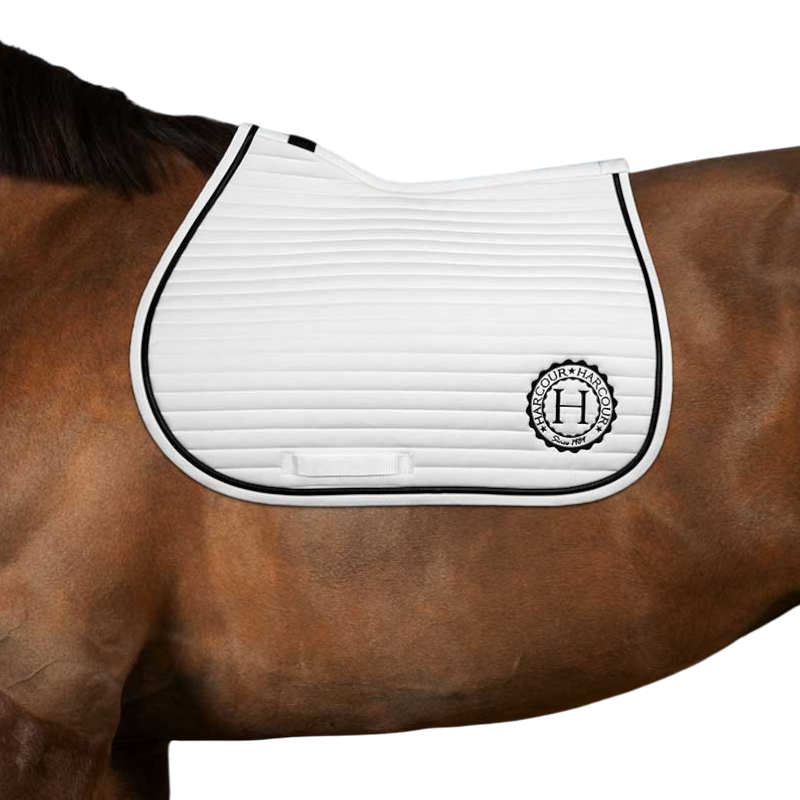 Harcour - Tapis de selle Karembar blanc | - Ohlala