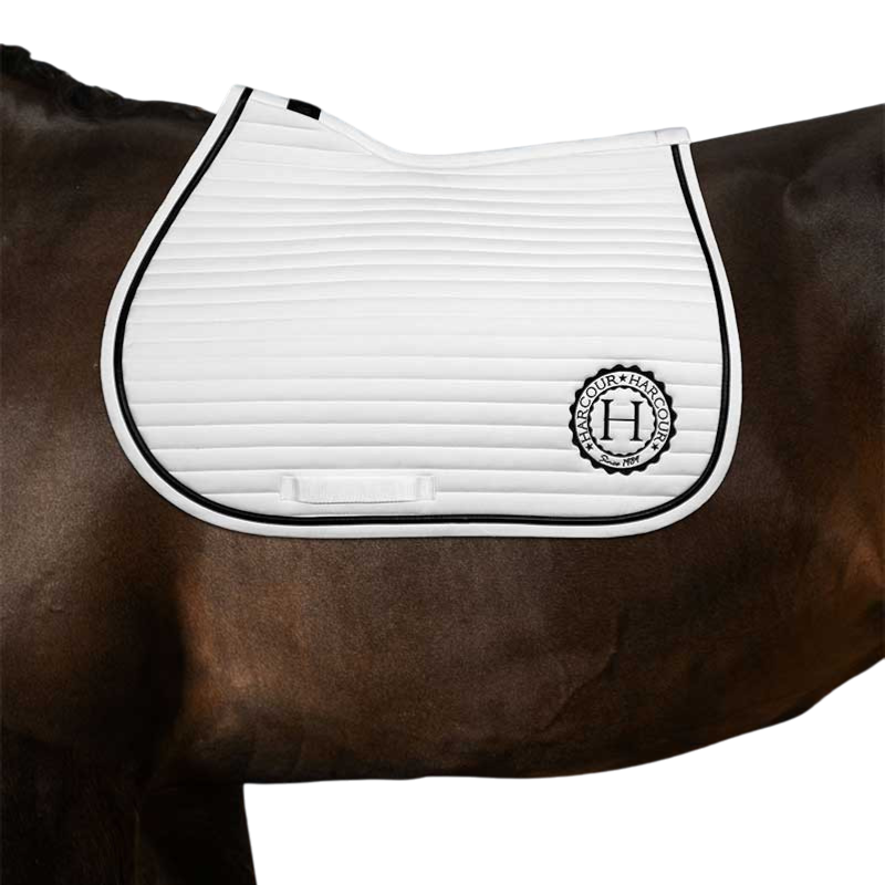 Harcour - Tapis de selle Karembar blanc | - Ohlala