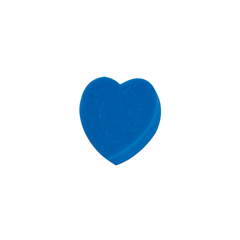 Hippotonic - Éponge forme tête de coeur bleu