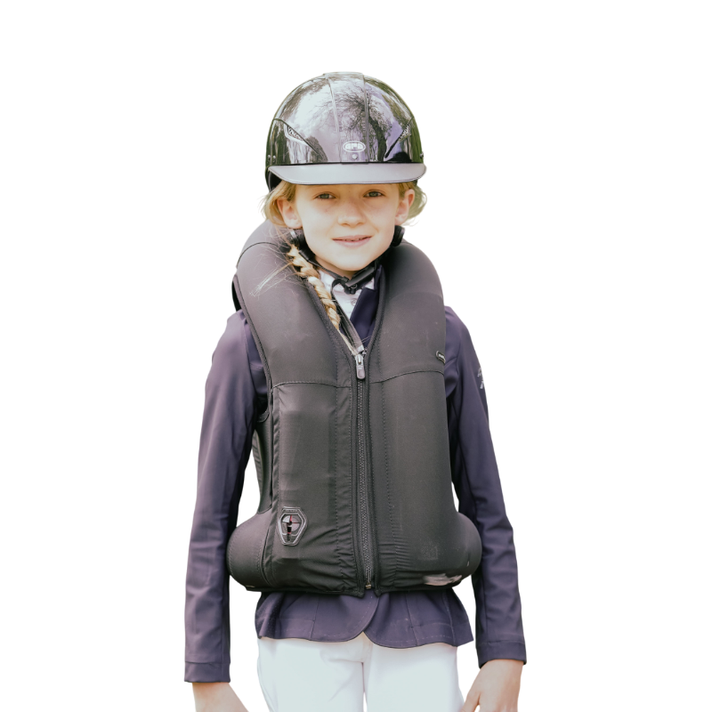 Hit Air - Gilet airbag enfant Airflex noir | - Ohlala