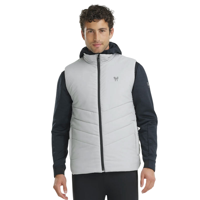 Horse Pilot - Doudoune chauffante sans manches homme light grey | - Ohlala