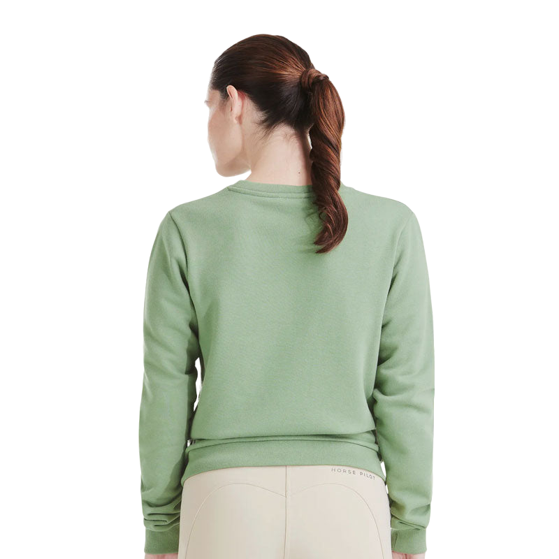 Horse Pilot - Pull femme Team smooth green | - Ohlala