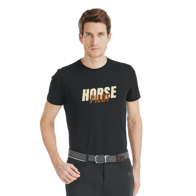 Horse Pilot - T-shirt manches courtes homme Team shirt black