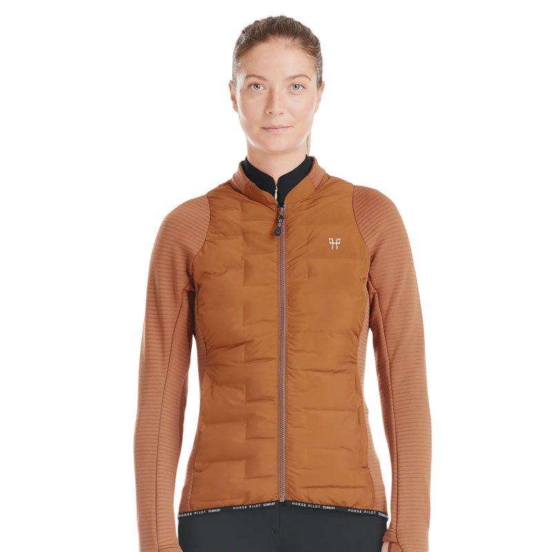 Horse Pilot - Veste manches longues femme Storm gold brown | - Ohlala