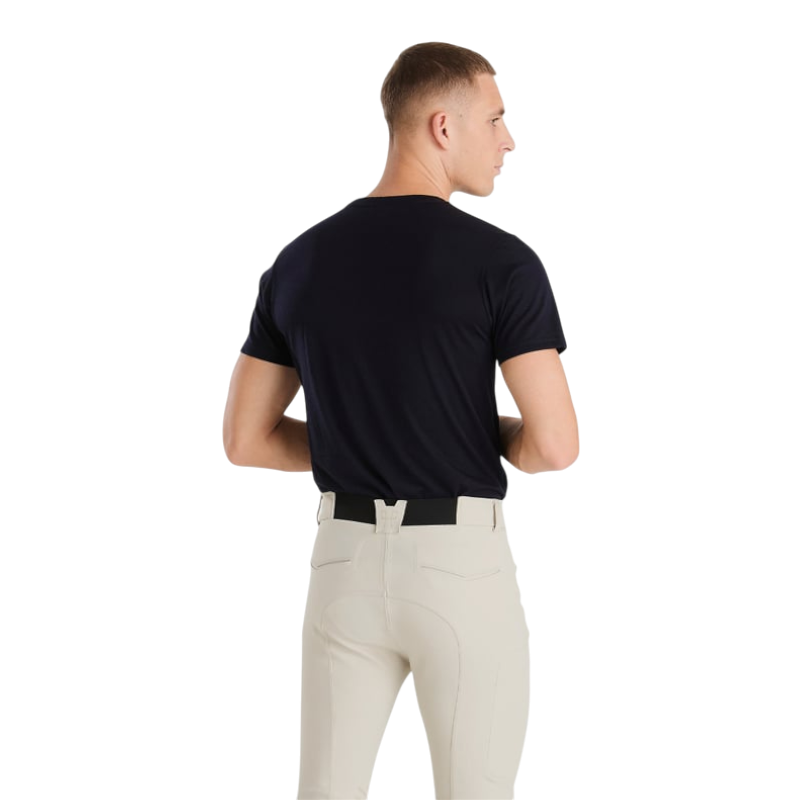 Horse Pilot - T-shirt manches courtes homme Merinos dark night | - Ohlala