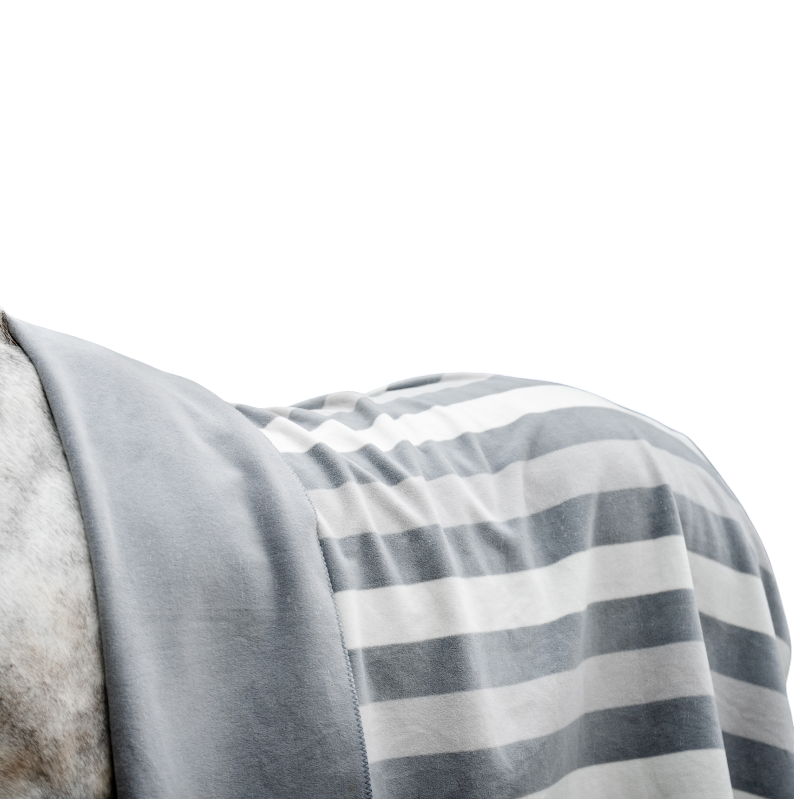 Horseware - Carré polaire Newmarket Fleece witney charcoal | - Ohlala