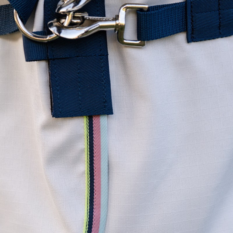 Horseware - Chemise anti-mouches Amigo Ripstop  Petite Hoody argent/ lime/ marine/ rose | - Ohlala