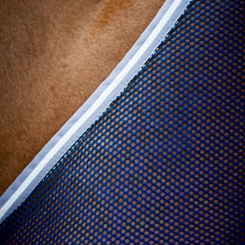 Horseware - Chemise séchante Amigo Net Cooler marine/ titanium grey/ argent | - Ohlala