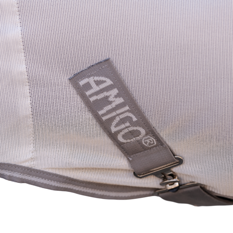 Horseware - Couverture anti-mouches Amigo Bug Rug Plus Petite argent/ titanium grey/ argent | - Ohlala