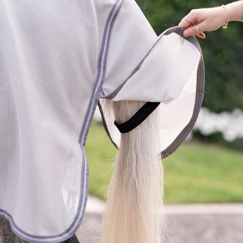 Horseware - Couverture anti-mouches Amigo Bug Rug Plus Pony argent/ titanium grey/ argent | - Ohlala