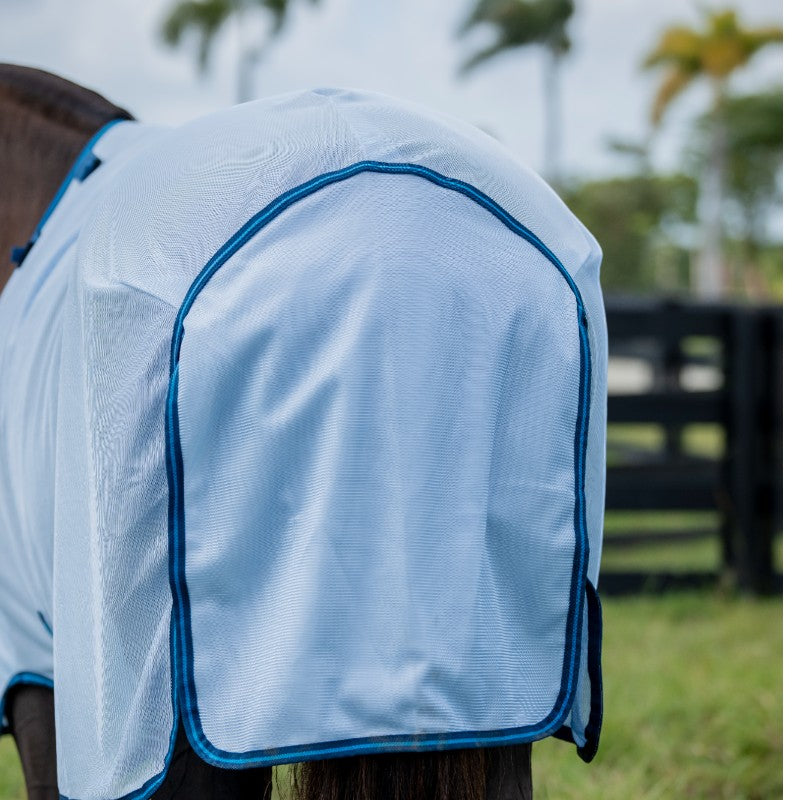 Horseware - Couverture anti-mouches Amigo Bug Rug Plus azure blue/ marine/ bleu électrique | - Ohlala