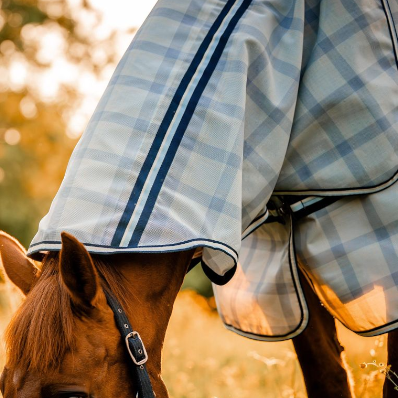 Horseware - Couverture anti-mouches Newmarket Pony Plus witney navy | - Ohlala