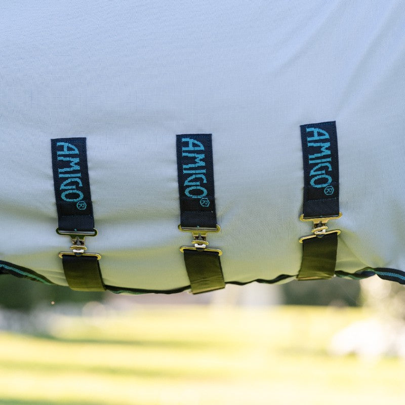 Horseware - Couverture d'extérieur Amigo Ripstop Pony azure blue/ marine/ bleu éléctrique | - Ohlala