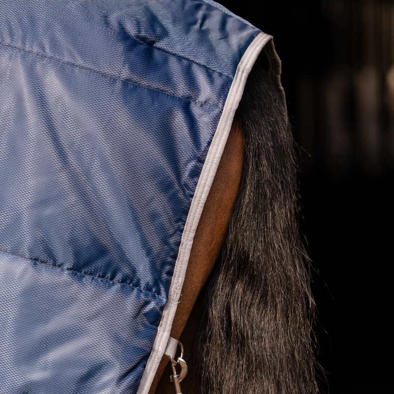 Horseware - Couverture de box Amigo Ripstop Insulator Plus Pony Stable marine/ titanium grey 200g | - Ohlala
