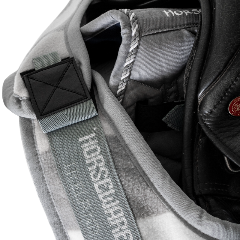 Horseware - Couvre-reins Newmarket witney charcoal | - Ohlala