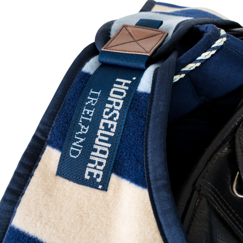 Horseware - Couvre-reins Newmarket witney navy | - Ohlala