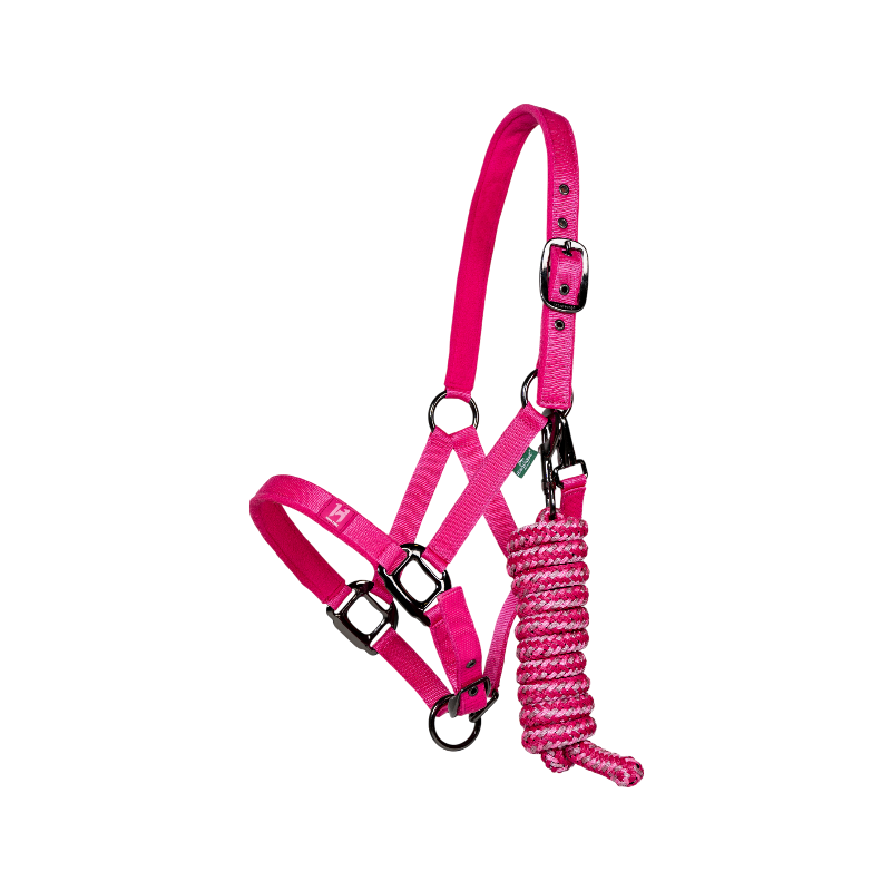 Horseware - Licol et longe Newmarket witney pink | - Ohlala