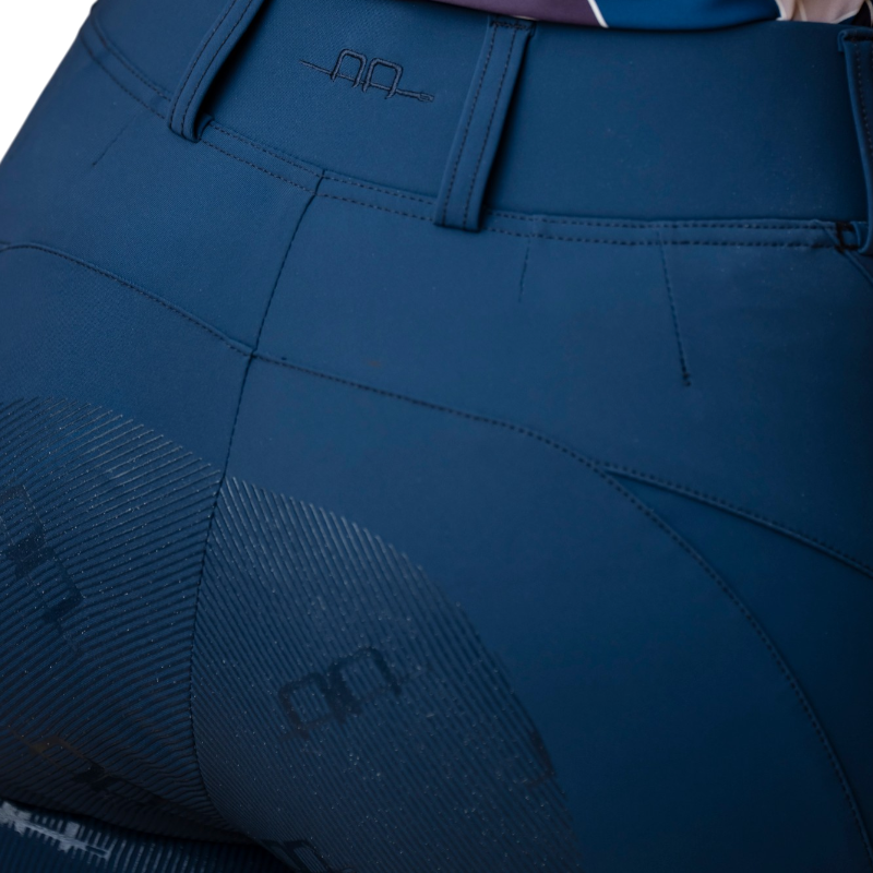 Horseware - Legging d'équitation femme Fina Brushed marine full grip | - Ohlala