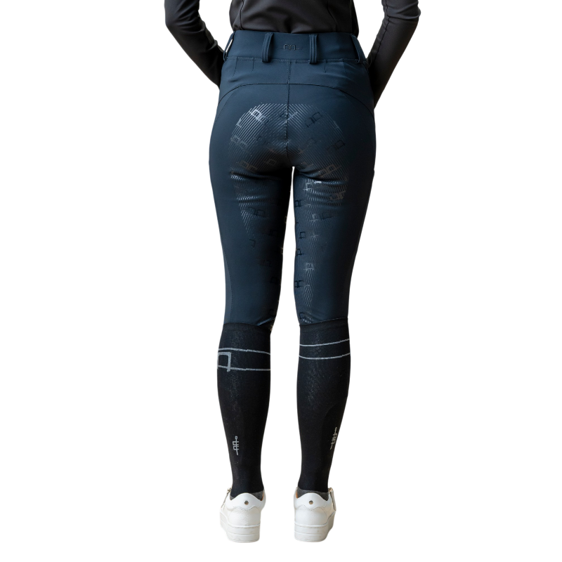 Horseware - Legging d'équitation femme Fina Brushed noir full grip | - Ohlala