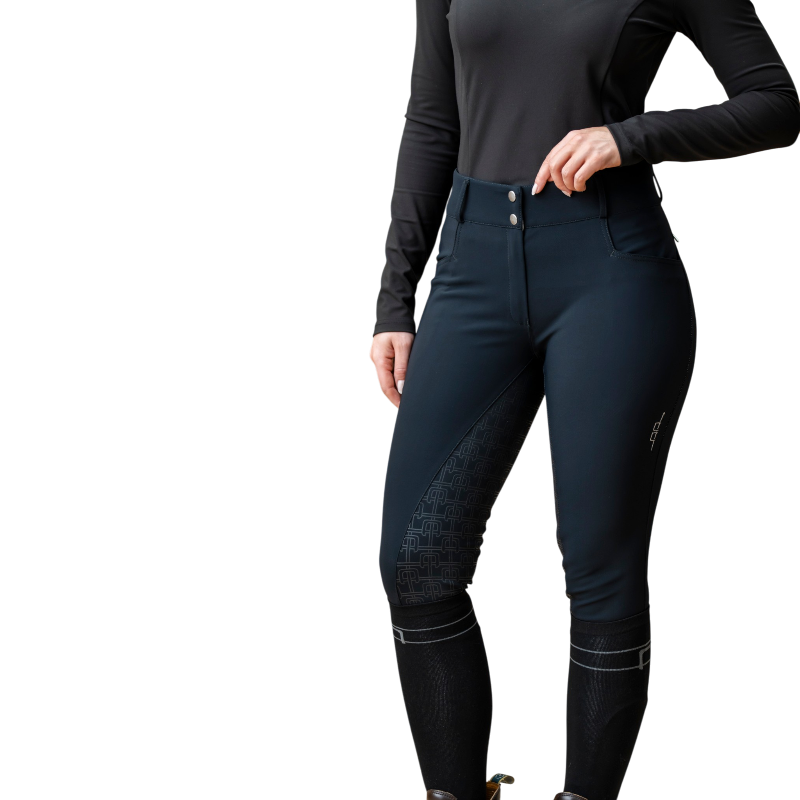 Horseware - Pantalon d'équitation femme Allora High Rise core black full grip | - Ohlala