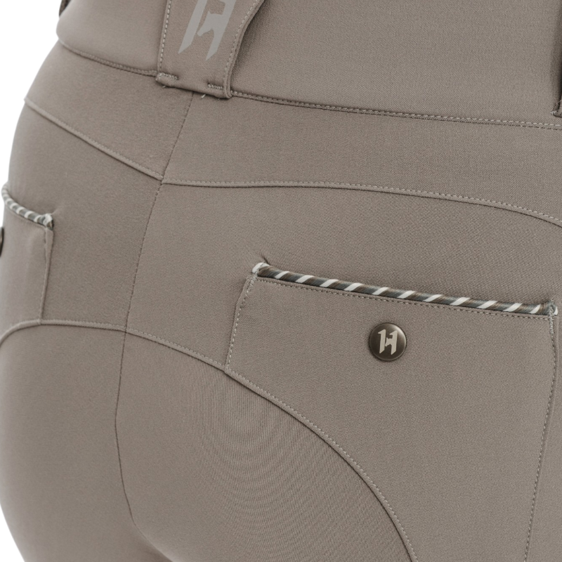 Horseware - Pantalon d'équitation femme Newmarket Mid-Rise thunderstorm | - Ohlala