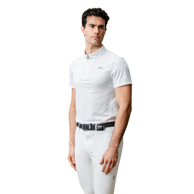 Horseware - Polo de concours homme Gabrio blanc | - Ohlala