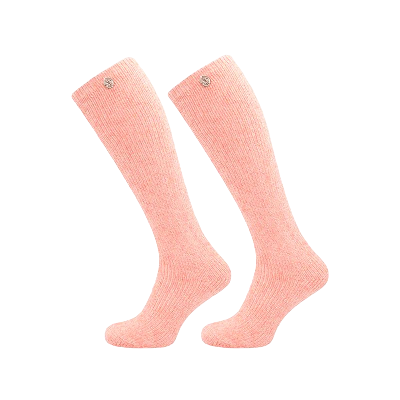 Imperial Riding - Chaussettes Dusty Star Velvet rose (x1)