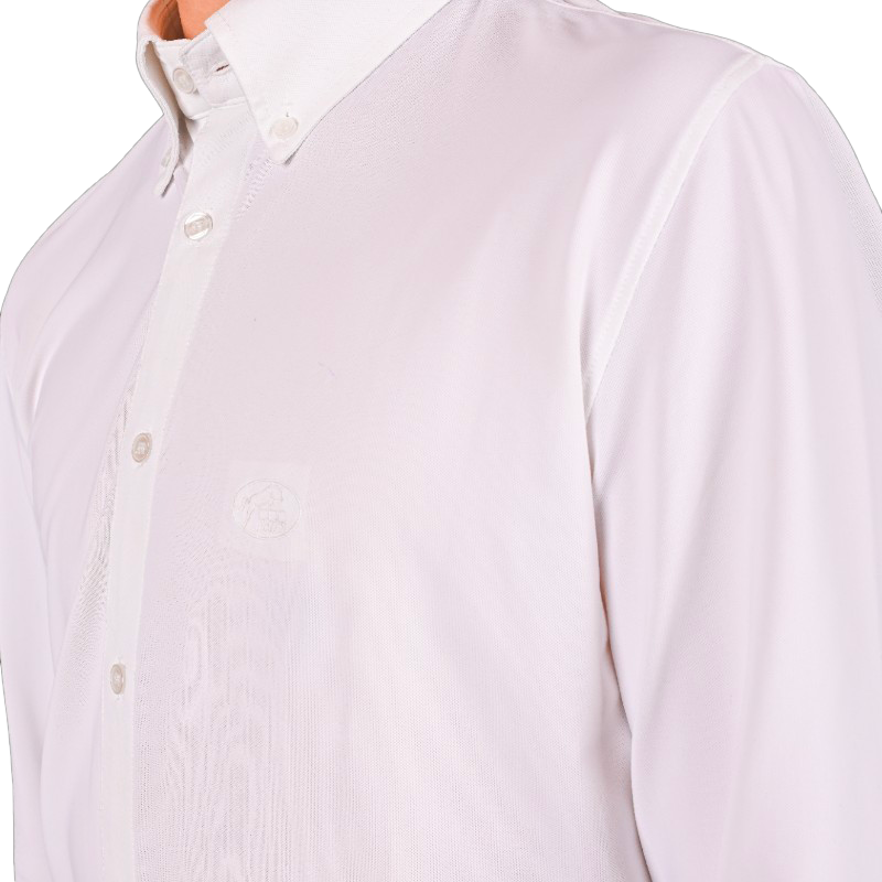 Jump'In - Chemise de concours manches longues homme Félix blanc | - Ohlala