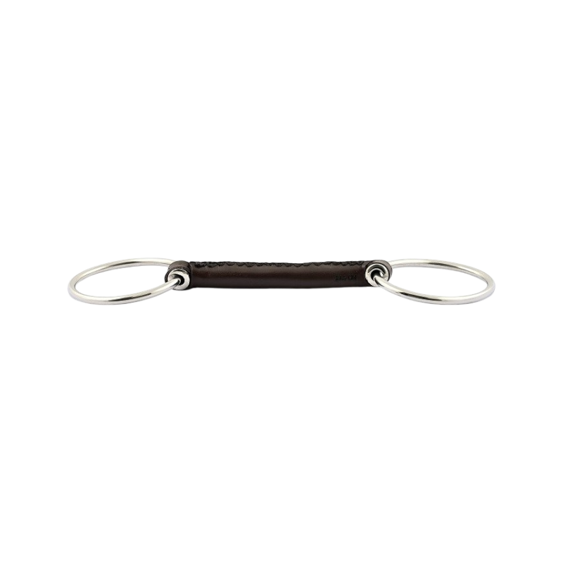 Jump'In - Two-ring round leather bit